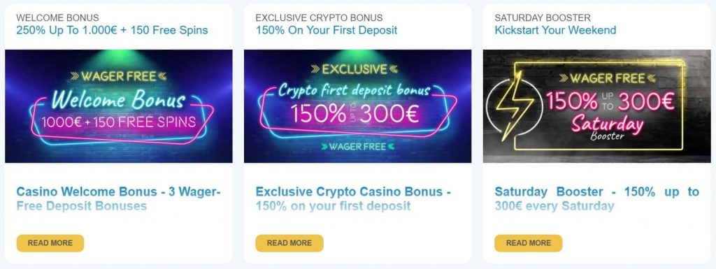 Vegaz Casino bonus